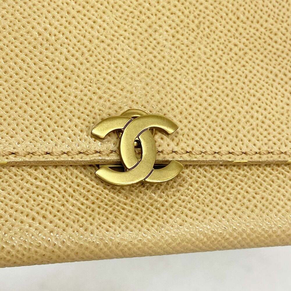 CHANEL Brown Caviar Leather Wallet - Picture 9 of 10